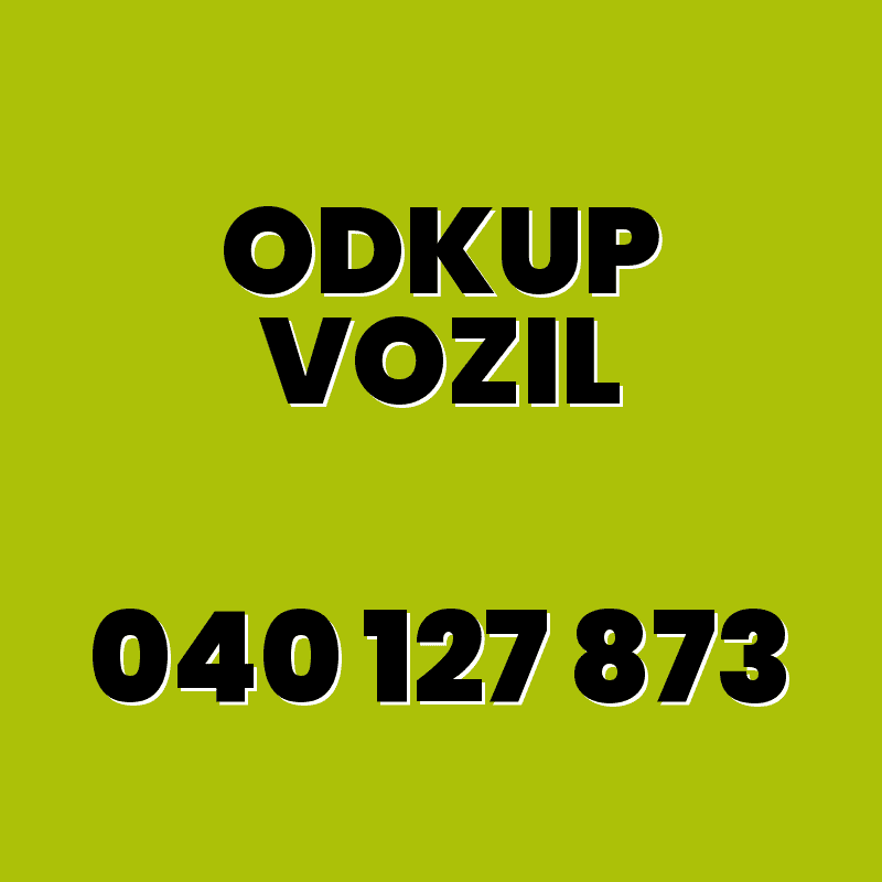Odkup vozil Domžale