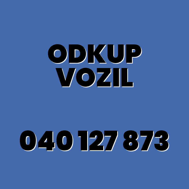 Odkup vozil Nova Gorica