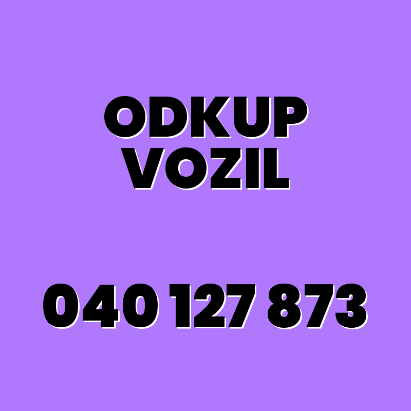 Avto potreben čiščenja kupim
