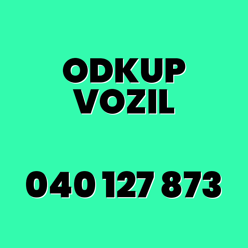 Odkup vozil Novo Mesto