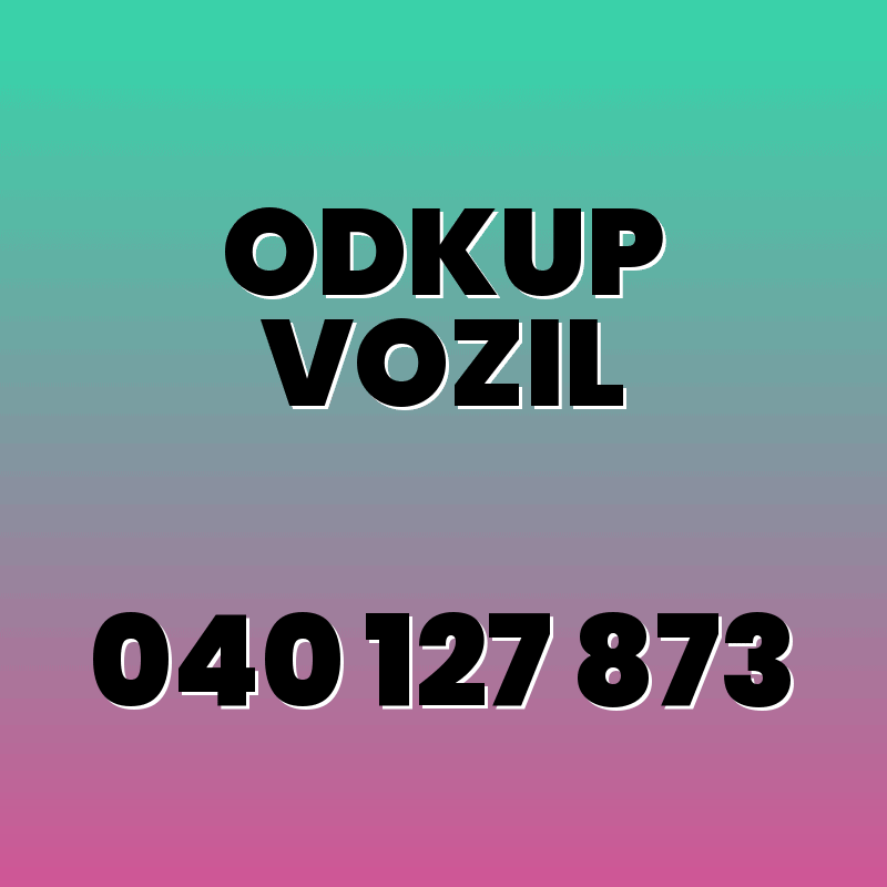 Odkup vozil Ribnica