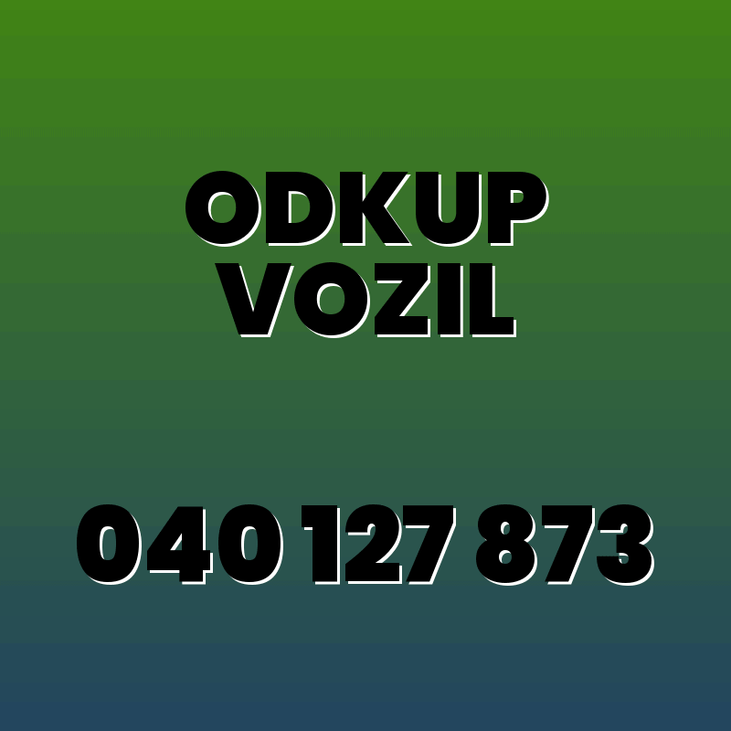 Mlajši avto kupim