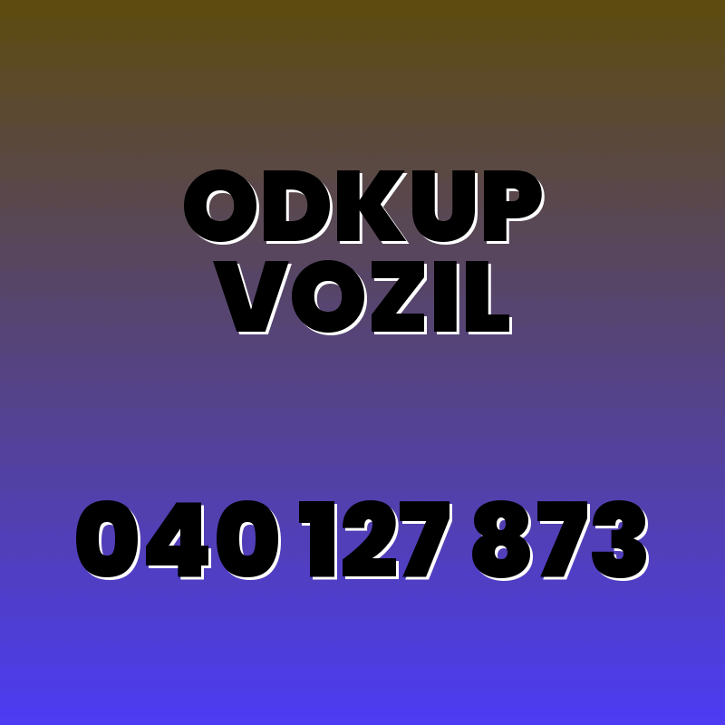 Odkup vozil Krško