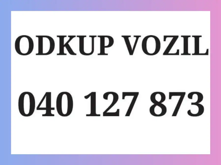 Odkup vozil Kočevje