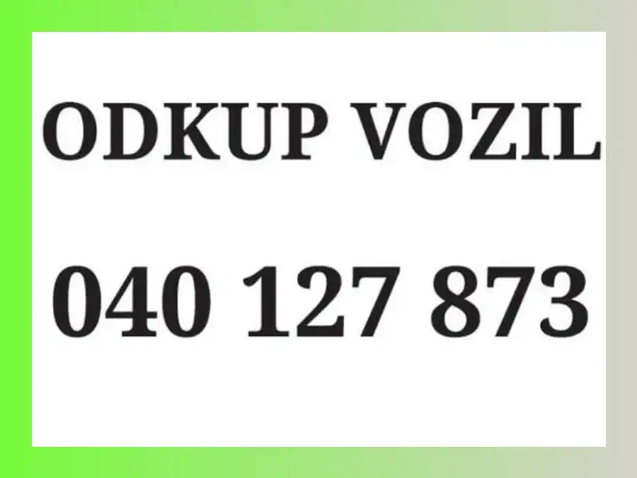 Odkup vozil brez tveganja
