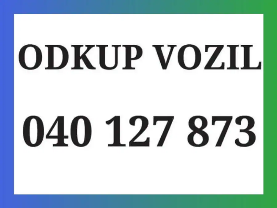 Odkup vozil Šenčur