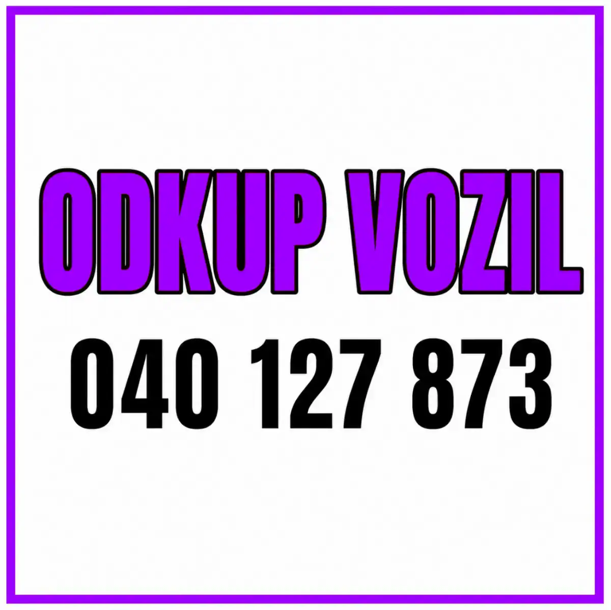 Odkup vozil Vipavska dolina