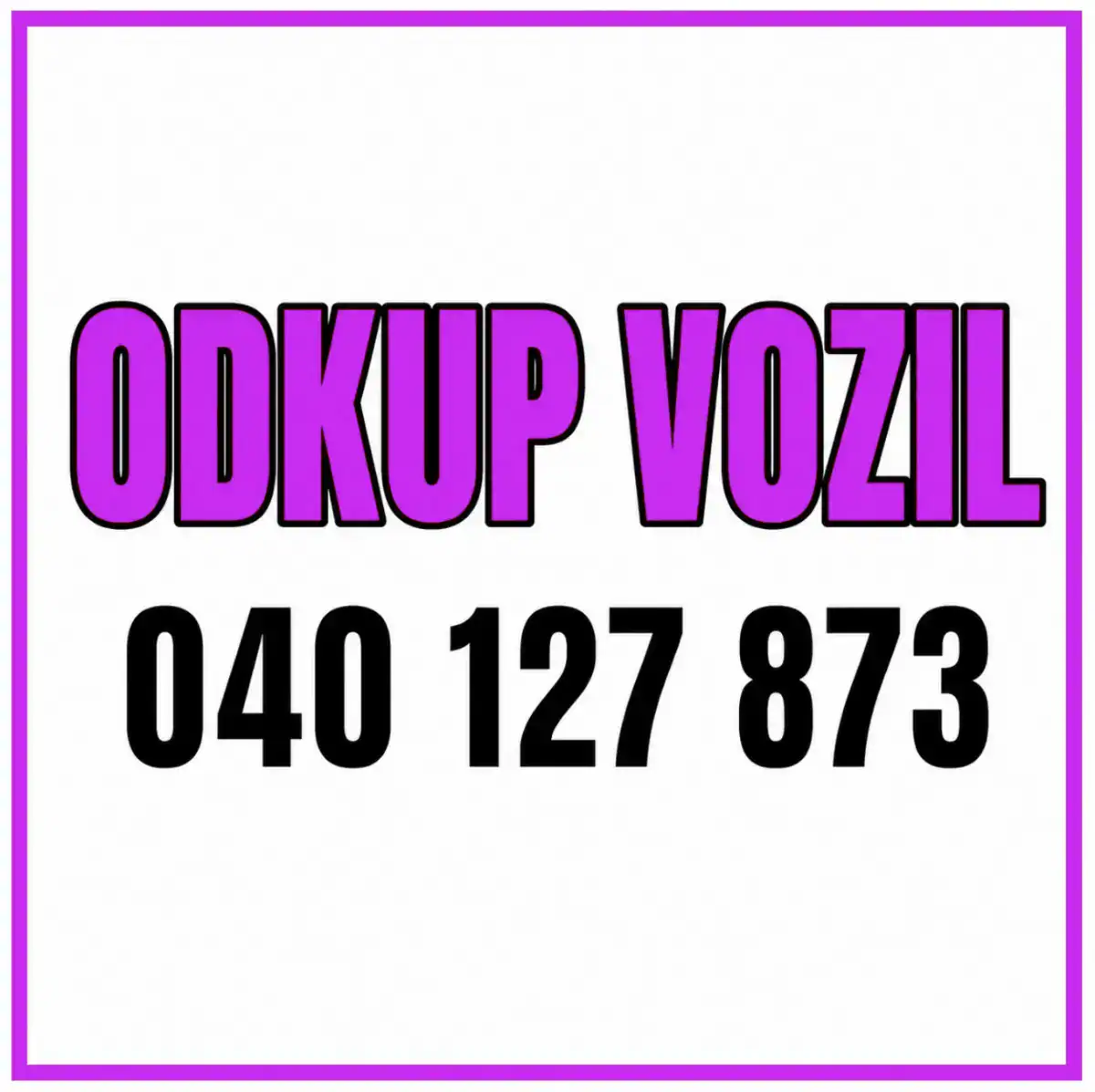 Odkup vozil Divača